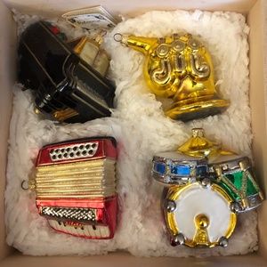 KURT ADLER  “The Quartet” 4 Ornaments